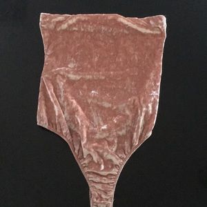 Forever21 felt leotard